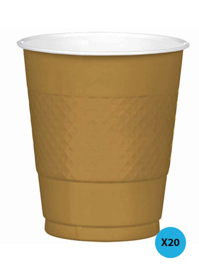 Amscan 20-Piece Decorative Plastic Cup 