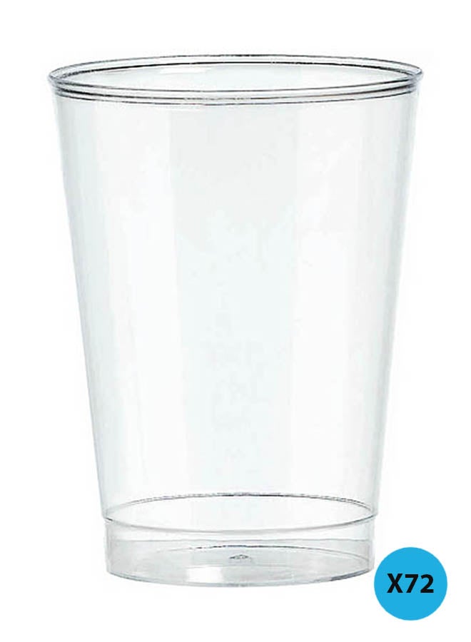 أمسكان أكواب حفلات بلاستيكية من 72 قطعة