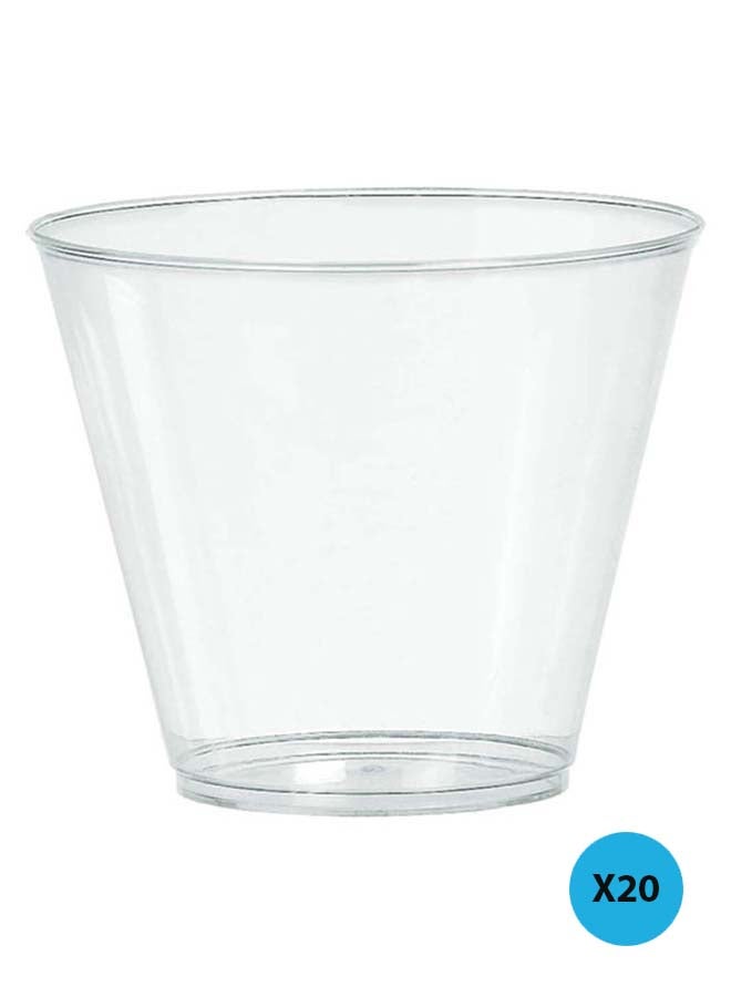 Amscan 20-Piece Plastic Tumblers