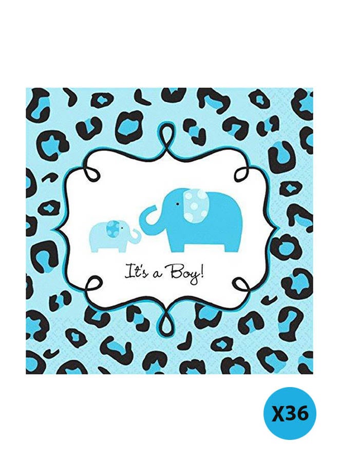 Amscan 36-Piece Sweet Safari Shower Beverage Tissues