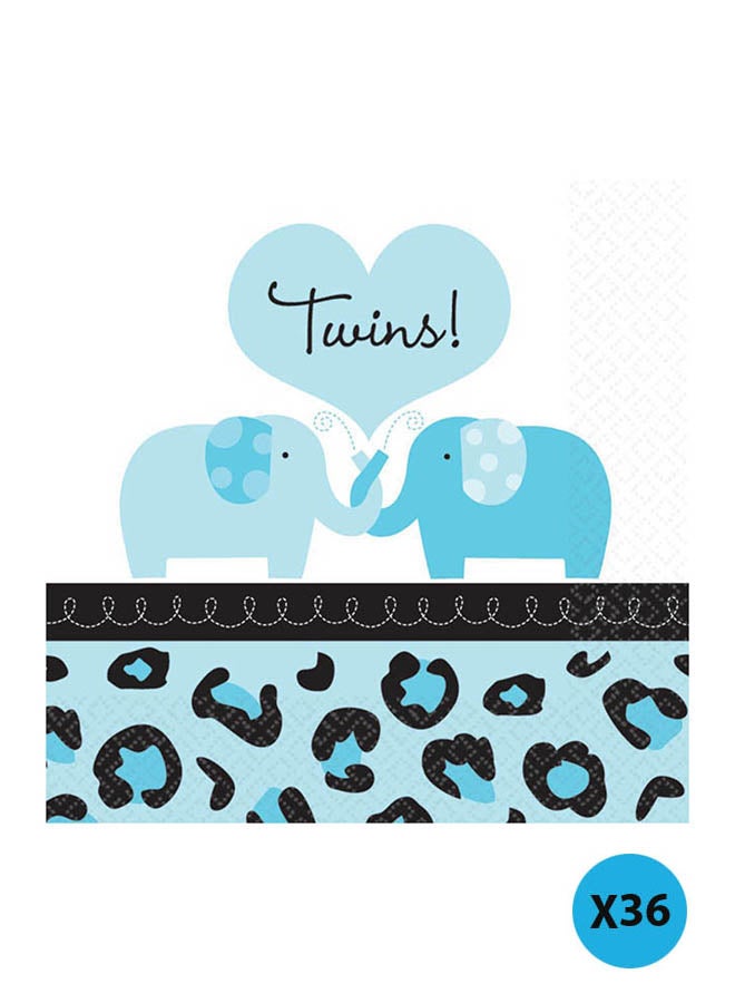 Amscan 36-Piece Sweet Safari Shower Tissue Set Tableware Party Supplies