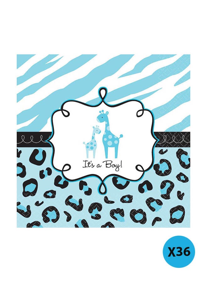 Amscan Pack Of 36 Set Lunch Tissues