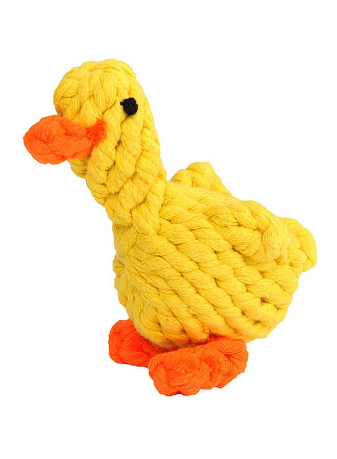 OUTAD Strong Chew Knot Pet Toy Yellow Medium