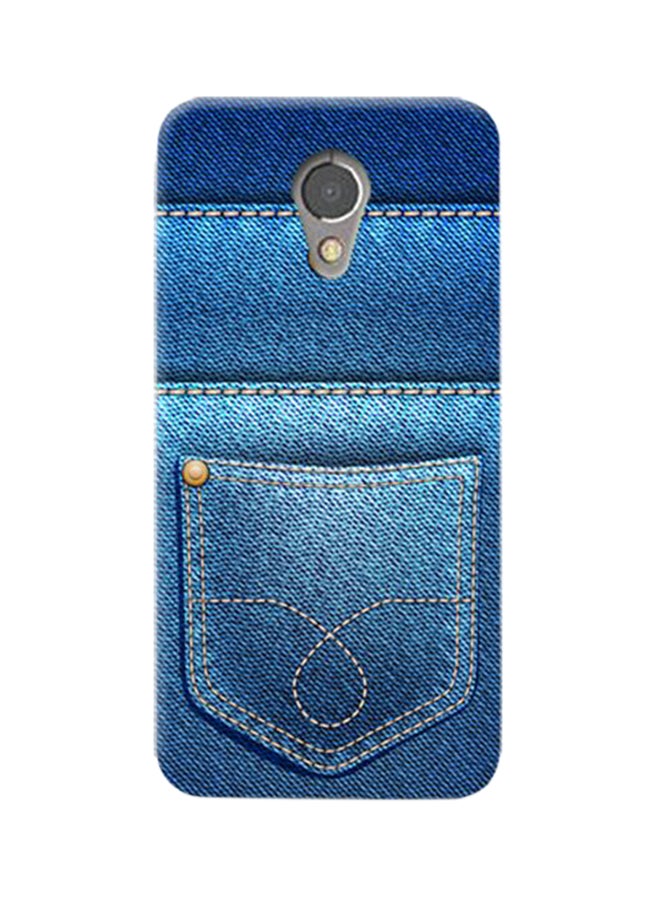 Thermoplastic Polyurethane Jeans Pattern Case Cover For Lenovo Vibe P2 Blue