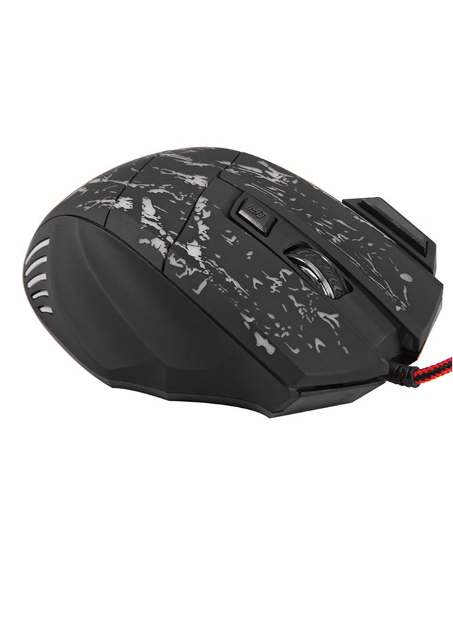 Generic - LED USB Wired Gaming Mouse Black - Image 1
