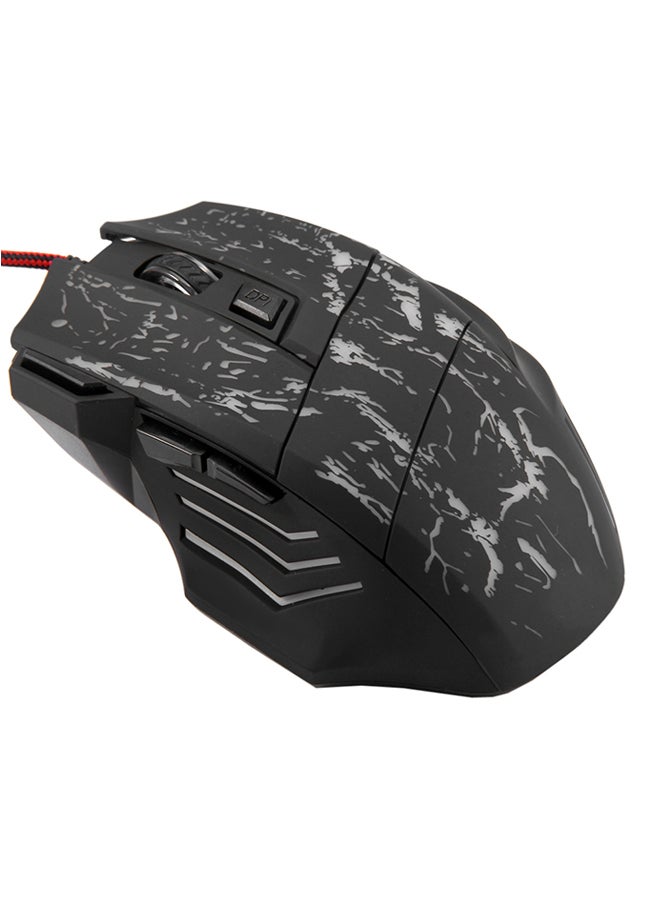 Generic - LED USB Wired Gaming Mouse Black - Image 1
