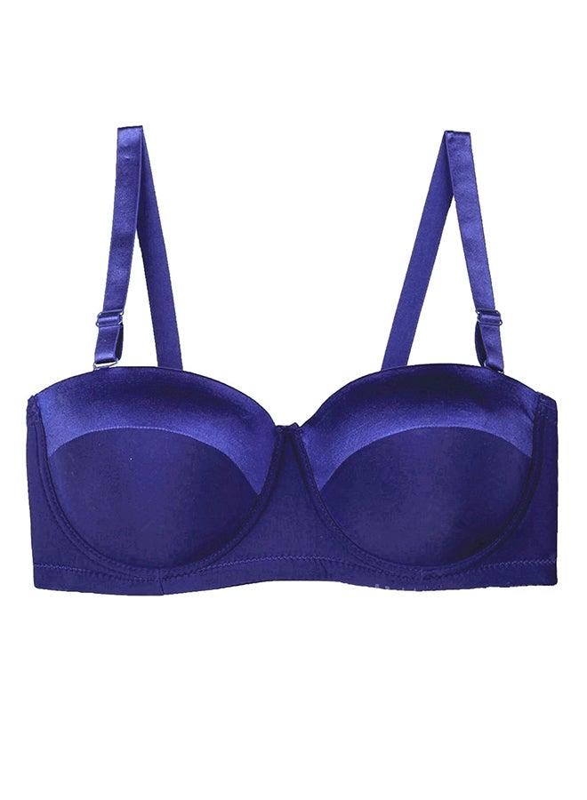 Removable Strap Plus Size Multiway Balcontte Bra Navy blue - Image 1