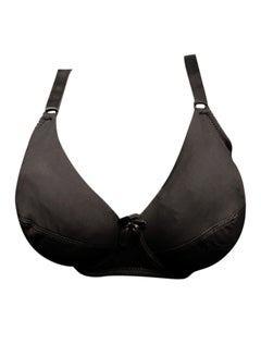 Non-padded Plus Size Underwired Bra Black