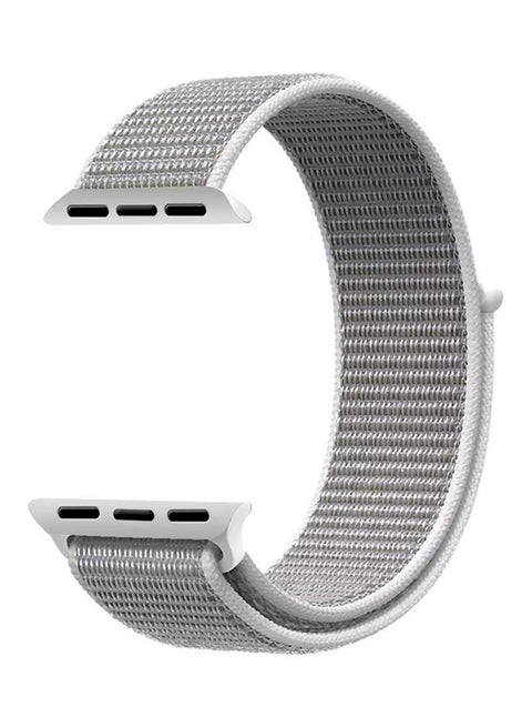 Nylon Replacement Band For Apple Watch Series 3/2/6 42mm Grey