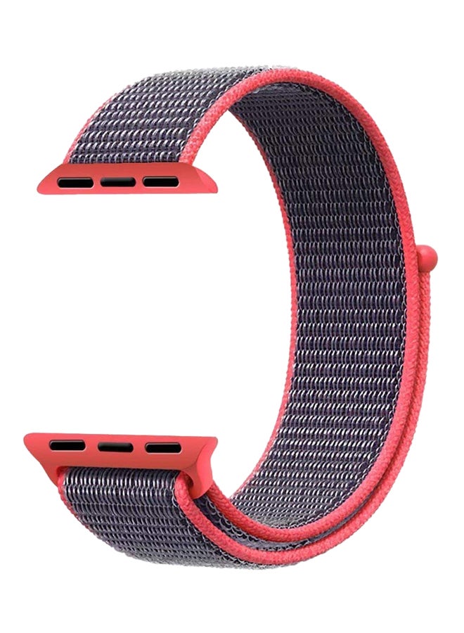 Generic - Replacement Nylon Band For Apple Watch Series 3/2/1 38mm Red - Image 1