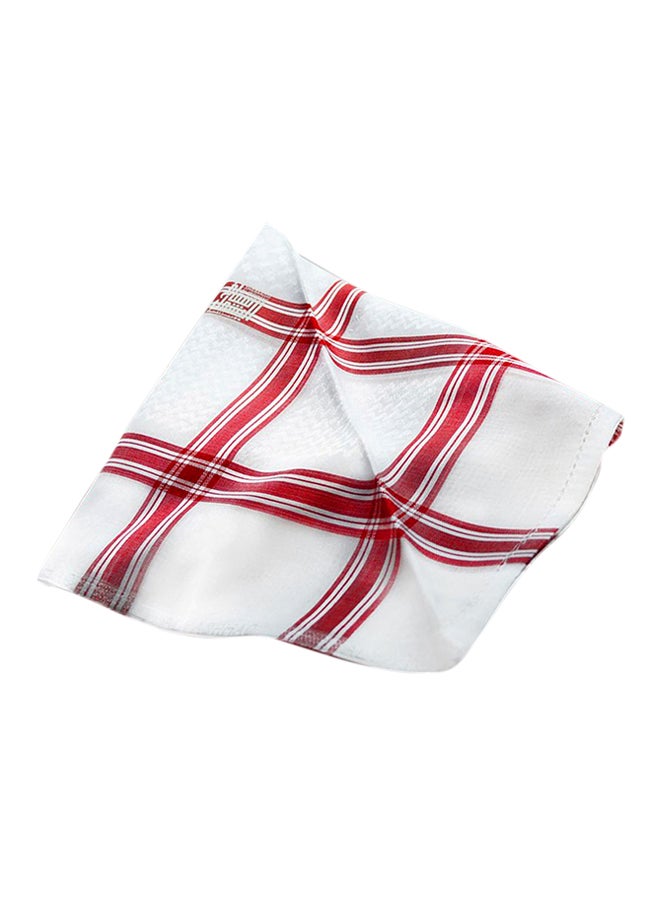 Alyashmac Cotton Shemagh Red/White - Image 1