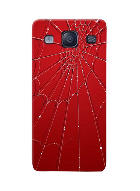 Thermoplastic Polyurethane Spider Web Pattern Case Cover For Samsung Galaxy S3 Neo Red