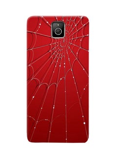 Thermoplastic Polyurethane Spider Web Pattern Case Cover For BlackBerry Passport Red