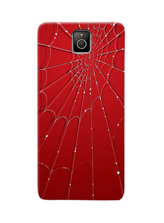 AMC DESIGN - Thermoplastic Polyurethane Spider Web Pattern Case Cover For BlackBerry Passport Red - Image 1