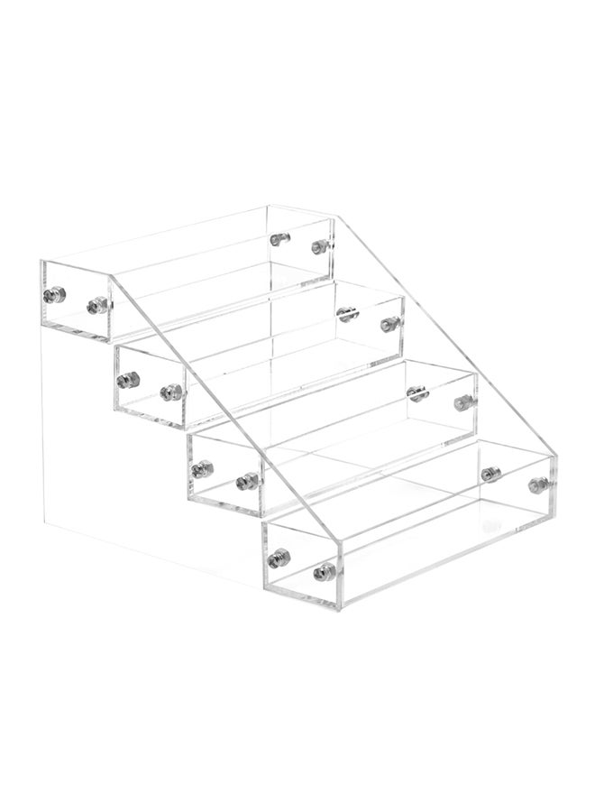 حامل للعرض بـ 4 صفوف أكريليك لعرض طلاء الأظافر شفاف - Image 1