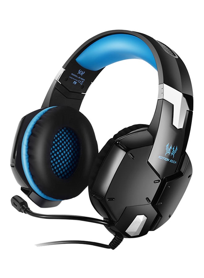 KOTION EACH Stereo Over-Ear Wired Gaming Headset With Microphone For PS4 /PS5/XOne/XSeries/NSwitch/PC  - Image 1