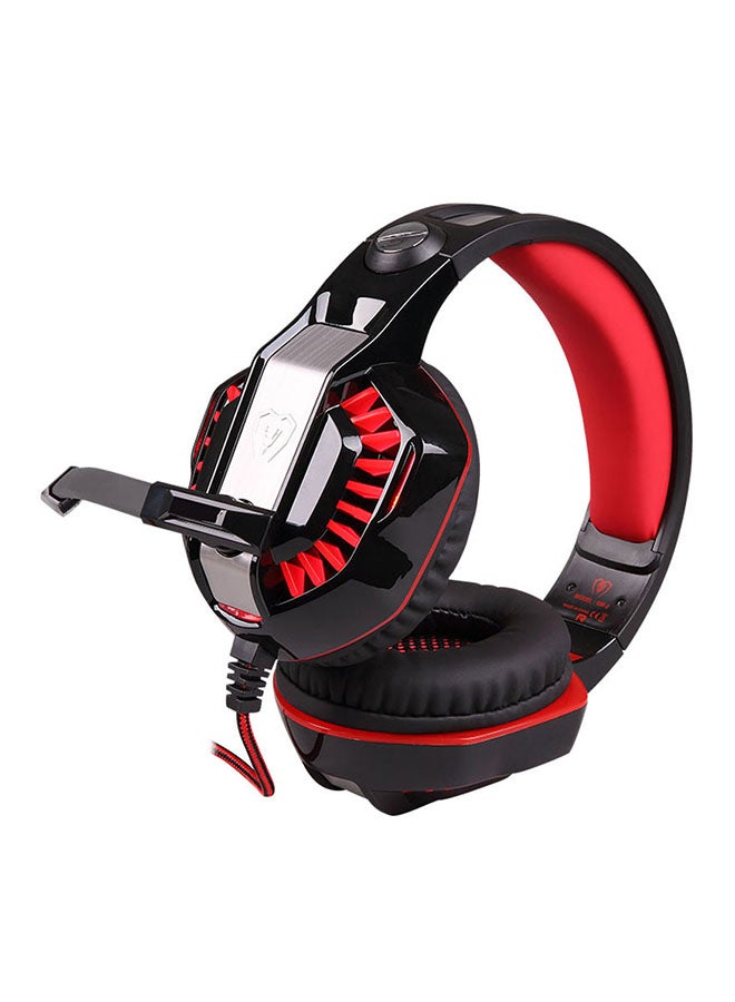 KOTION EACH - G2000 Gaming Headset Earphone 3.5mm Jack With LED Backlit And Mic Stereo Bass Noise Cancelling For Computer Game Player - Image 1