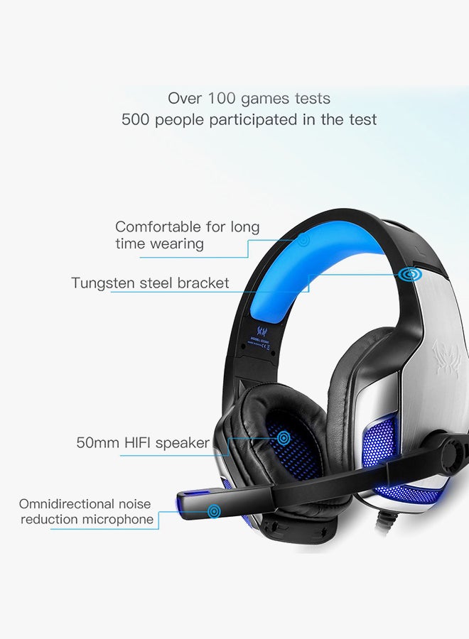 KOTION EACH Noise Cancelling Over-Ear Gaming Headset With Microphone For PS4/PS5/XOne/XSeries/NSwitch/PC - Image 2