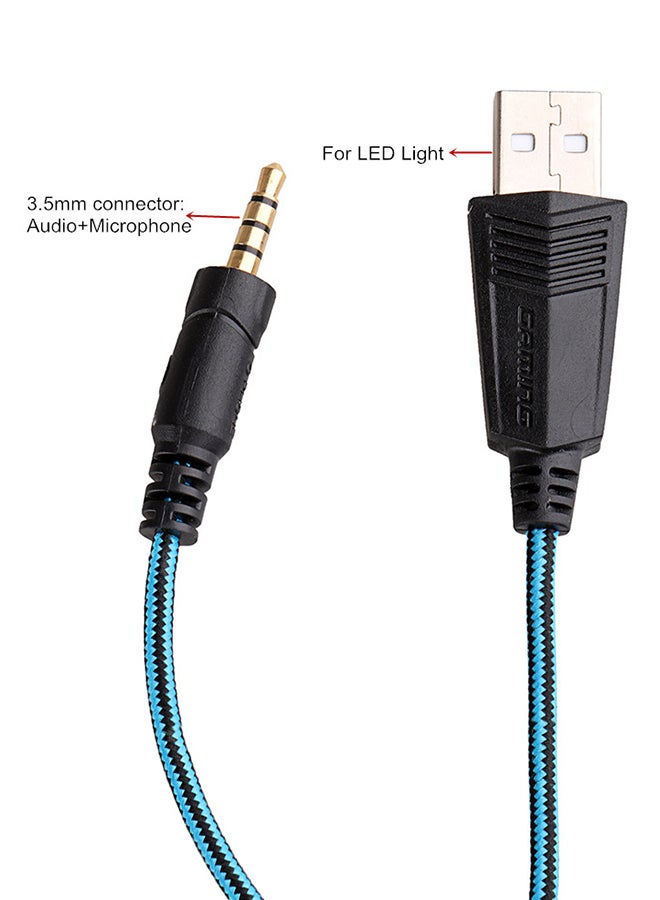 KOTION EACH Wired Over-Ear Gaming Headset With Microphone For PS4/PS5/XOne/XSeries/NSwitch/PC - Image 4