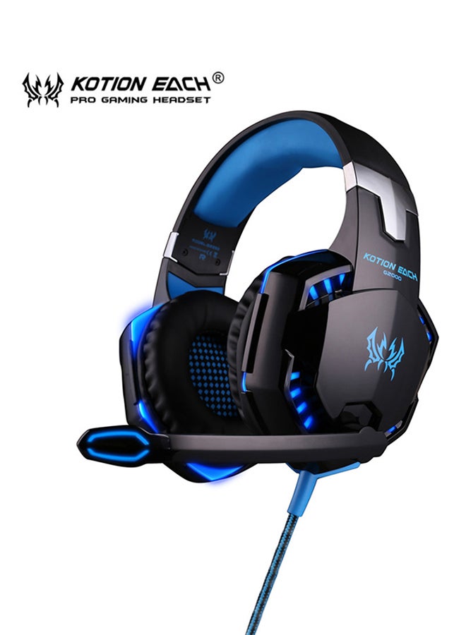 كوشن إيتش سماعة رأس ستيريو بتصميم يغطي الأذن وميكروفون لألعاب أجهزة بلايستيشن 4/ بلايستيشن 5/ إكس بوكس ون/ إكس بوكس سيريس إكس/ نينتندو سويتش/ الكمبيوتر - Image 2