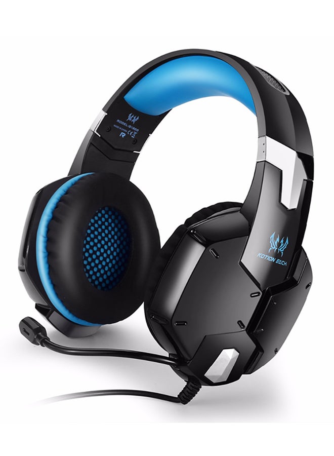 كوشن إيتش سماعات رأس G1200 ستيريو سلكية للألعاب مع ميكروفون لأجهزة PS4/PS5/XOne/XSeries/NSwitch/PC  - Image 1