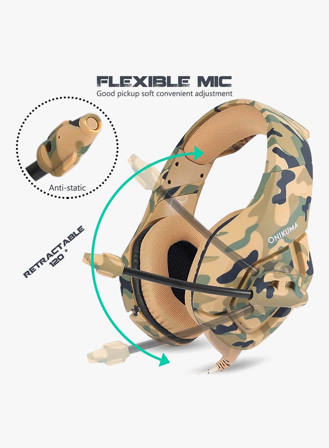 onikuma Bass Wired Over-Ear Gaming Headset With Microphone - Image 2