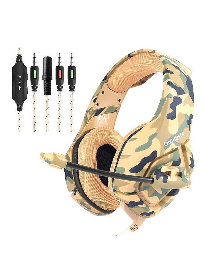 onikuma Bass Wired Over-Ear Gaming Headset With Microphone - Image 1