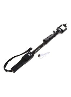 Yungteng Extendable Handheld Monopod Holder Selfie Stick Black  - Image 1