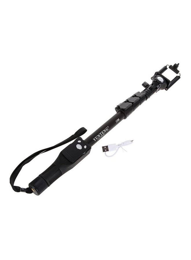 Yungteng Extendable Handheld Monopod Holder Selfie Stick Black  - Image 1