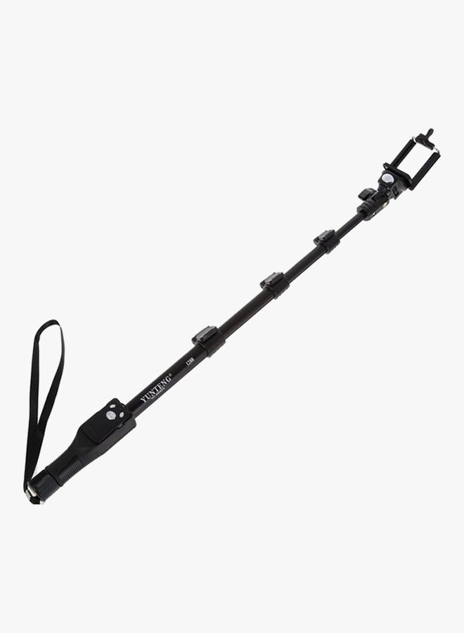 Yungteng Extendable Handheld Monopod Holder Selfie Stick Black  - Image 2