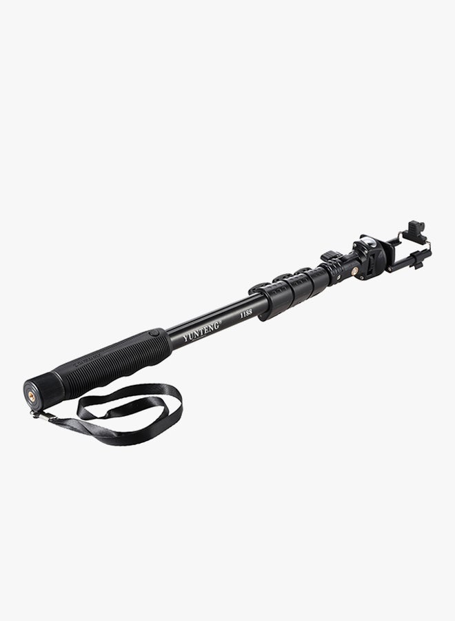 Monopod Wire Cable Selfie Stick Black - Image 2