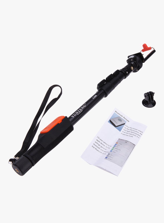 Yungteng Extendable Handheld Monopod Selfie Stick With Shutter Remote Black  - Image 2