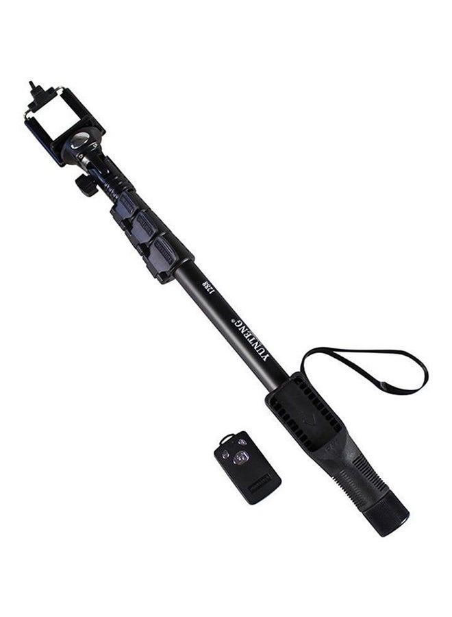 Yungteng Monopod Handheld Pole Selfie Stick With Shutter Remote Black  - Image 1