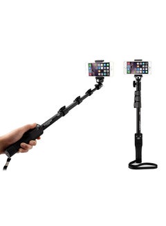 Yunteng Bluetooth Monopod Selfie Stick Black  - Image 1