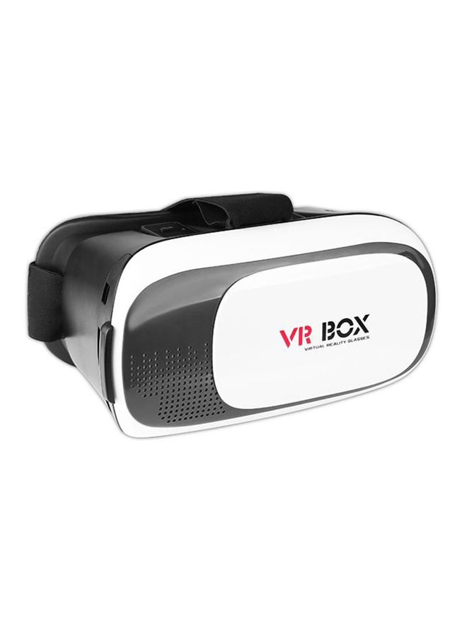 VR Box 3D Adjust Glasses VR Headset Black/White  - Image 3
