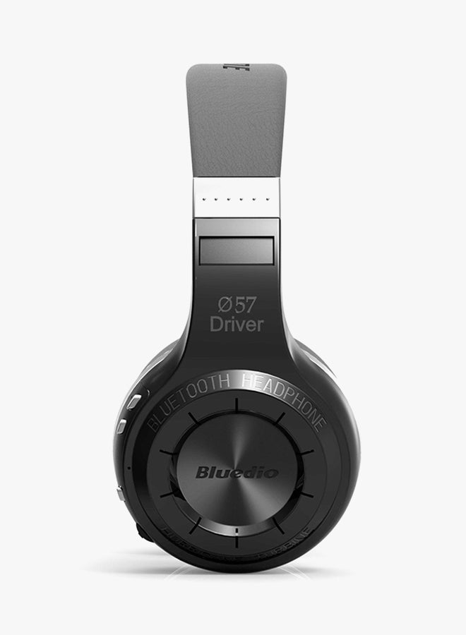 Bluedio - Bluetooth Wireless On-Ear Headphone Black/Grey - Image 1