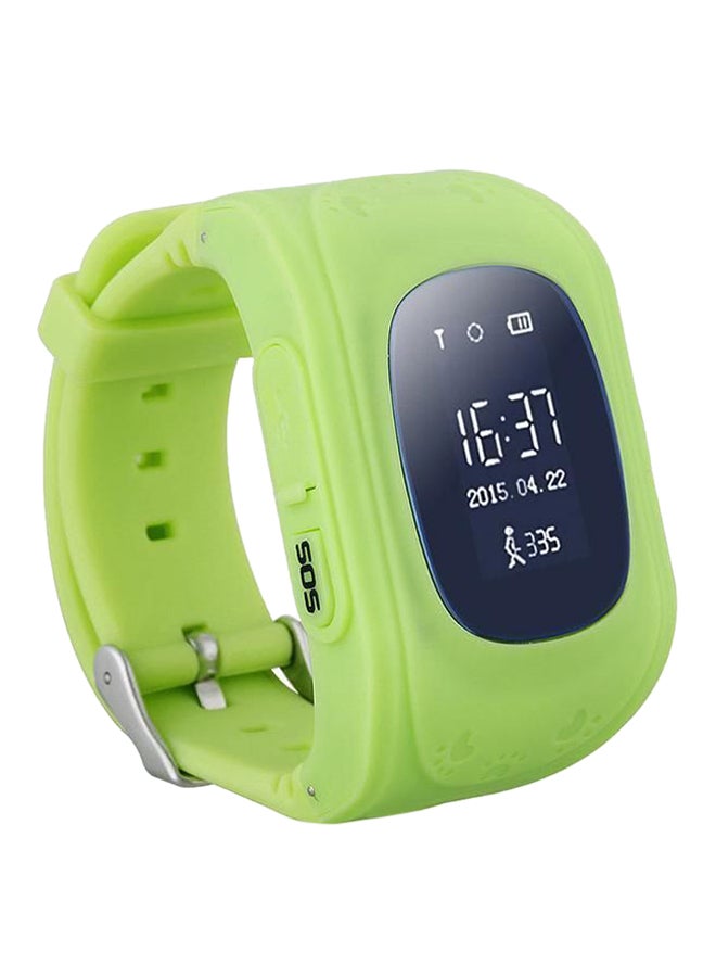 Generic Silicone GPS Kids Smartwatch Green 