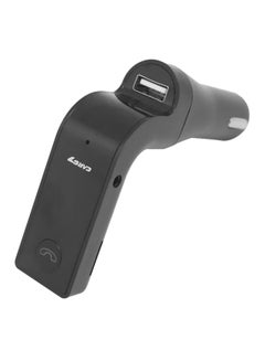 CARG7 Wireless Bluetooth Hands-Free USB Port Car Charger Black  - Image 1