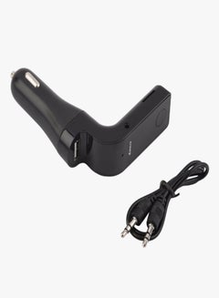 CARG7 Wireless Bluetooth Hands-Free USB Port Car Charger Black  - Image 3