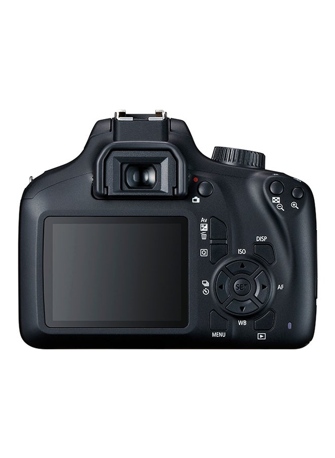 كانون كاميرا رقمية بعدسة أحادية عاكسة EOS 4000D مع عدسات تكبير/ تصغير EF-S ببعد بؤري 18-55 مم/ وعدسات تقريب III بفتحة 3.5-5.6 وبدقة 18 ميجابكسل، مدمج بها خاصيتا الواي فاي والبلوتوث - Image 2