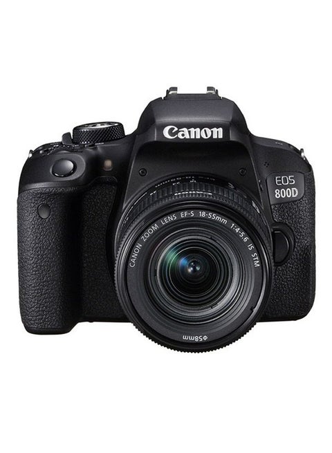 EOS 800D DSLR With EF-S 18-55mm f/4-5.6 IS STM Lens 24.2MP,LCD Touchscreen, Built-In Wi-Fi, NFC And Bluetooth