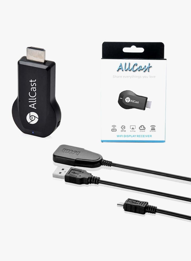 Generic - Allcast Air Play Mirroring Display Dongle Black - Image 1