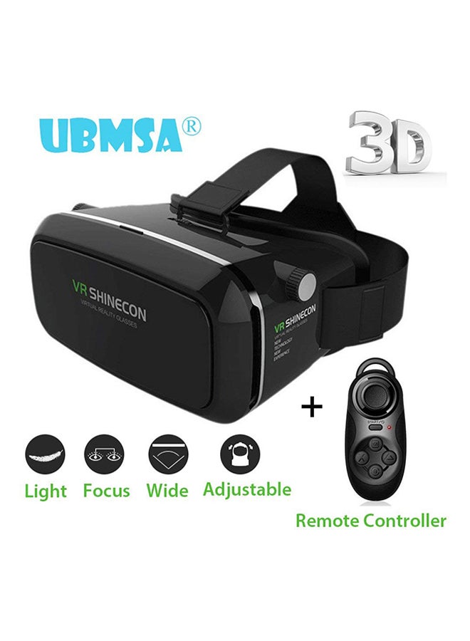 في آر شينيكون نظارة الواقع الافتراضي ثلاثية الأبعاد أسود - Image 3