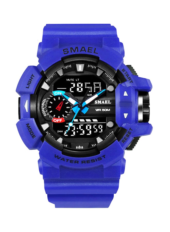 men Water Resistant Rubber Digital Watch 1436
