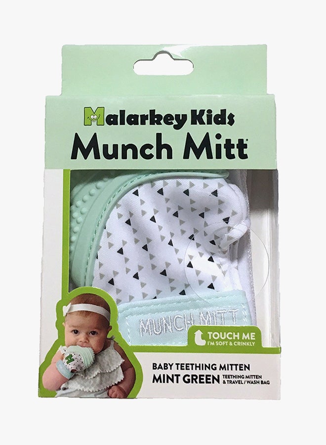 Malarkey Kids Triangle Print Teething Mitten  - Image 1