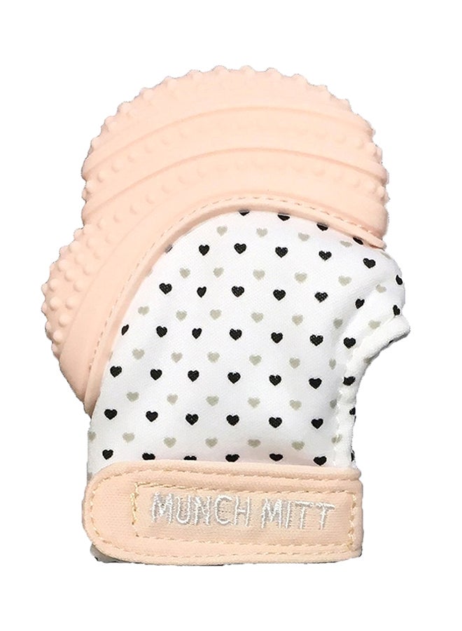 Malarkey Kids - Heart Print Teething Mitten - Image 1