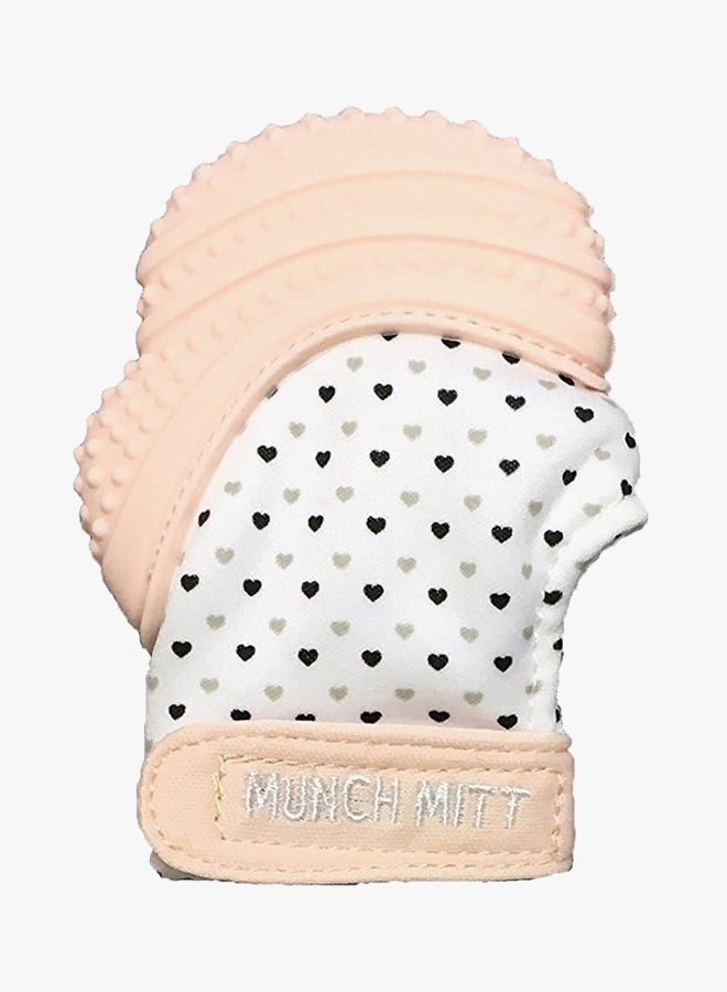 Malarkey Kids - Heart Print Teething Mitten - Image 1