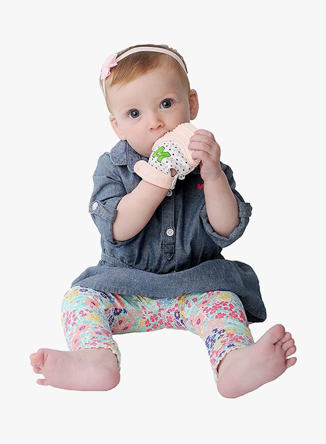 Malarkey Kids - Heart Print Teething Mitten - Image 1