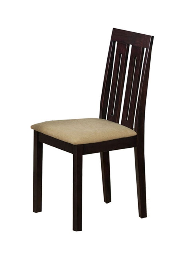 5-Piece Pali Dining Table And Chair Set Dark Brown