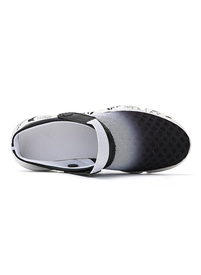 Mesh Detailed Slippers Grey/White/Black  - Image 2